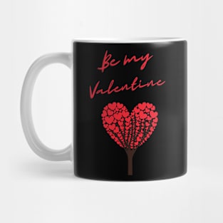 Be my valentine cute tree of love valentines Mug